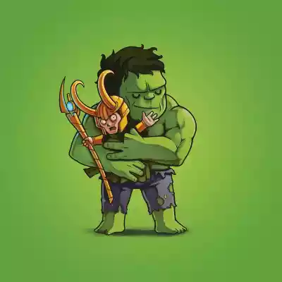 vectores plantilas CHIBIS VILLANOS,PERSONAJES,VILLANOS,HULK,